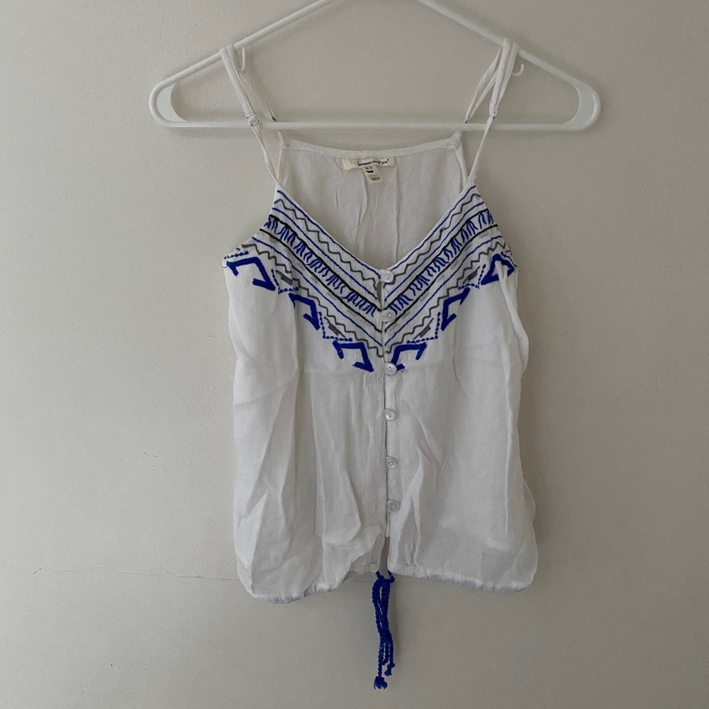 Aztec Button-down Tank